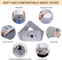 Toxin 1L 130cm Hot Water Bottle wtih Cover, Hot Water Bag, Rubber Warm Hot Water Bottles Pouch with Long Soft Waist