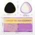 Docolor Makeup Brushes Cleaner Set, Solid Soap Cleanser with Color Removal Sponge, Vegan Makeup Brush Cleaner Mat