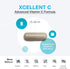 XYMOGEN Xcellent C - High Dose Vitamin C Supplement with BioPerine for Enhanced Absorption, Buffered Vitamin C (120