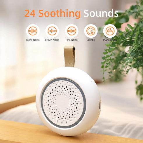 Hatch Portable Pink Sound Machine, Nature Sound White Noise Sound Machine with Night Light for Sleep, Meditation