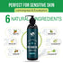 The Henna Guys 8 fl. Oz Lemongrass & Eucalyptus Pre Shave Oil for Men, Excellent for Burns Free Shave