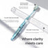 Silver Soft/Medium Bristle Manual Toothbrush with Travel Case