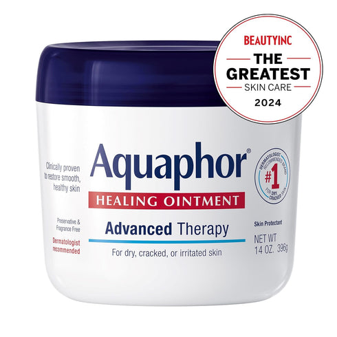 Aquaphor Healing Ointment, Advanced Therapy Skin Protectant, 14 Oz Jar