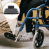 1.9cm Artibetter Universal Wheelchair Footplates Pair Hole Heavy Duty Plastic Pedals Stable Footrest for Patient