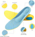 Memory Foam Shoe Inserts, Shock Absorption Pain Relief Insoles for Women and Kids, 1 Pair (S: Women 5-6/Kids 2-5)