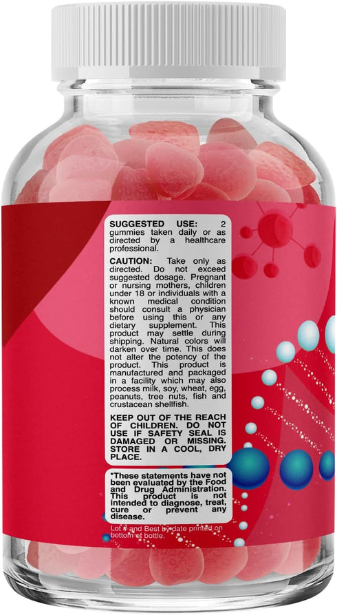 Healthy Gut Probiotic Gummies for Adults - Organic Probiotics for Gut Health Upset Stomach Relief and Immune Support - Digestive Health Chewable Probiotic Gummies for Women and Men - 5 Billion CFU