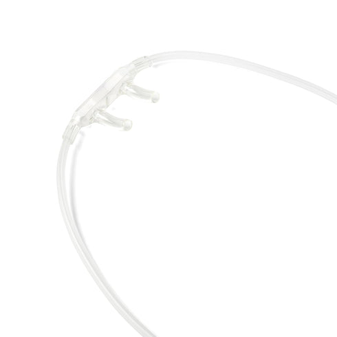 Medline SuperSoft Nasal Oxygen Cannula, Universal Connector, 4-Foot Tubing, Adult Size, Pack of 50