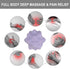 SIMPLECOOL 2.22.1(Purple) Small Spiky Massage Ball Trigger Point Massage Tool. Solid Bumpy Massager Balls for Deep