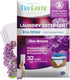 Tru Earth Compact Dry Laundry Detergent Sheets - Up to 64 Loads, 32 Sheets, Original Eco-Strip, Lilac Breeze