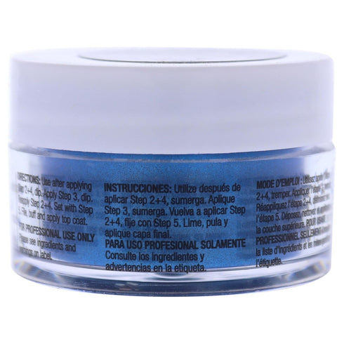 Pro Powder Polish Nail Colour Dip System - Deep Blue with Blue Mica by Cuccio Colour, 0.5 oz