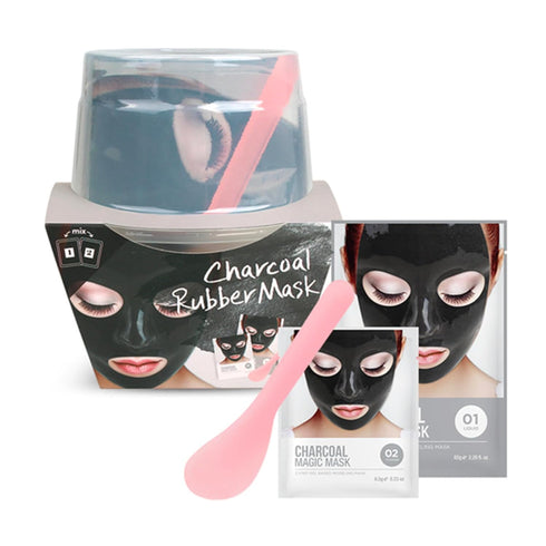 LINDSAY Luxury Magic Modeling Cup Pack | Organic Gel Face Mask Skincare | Hydrating & Deep Cleansing Mask (Charcoal,