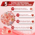 Sugar-Free Hydrolyzed Collagen Peptide Gummies, Extra Strength 1500mg Protein Type I, II, III, V, X with 5000mcg Biotin