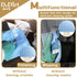 DrDirt Lint-Free Microfiber Glass Cleaning Cloth, Pack of 5 (14x14 inch), Streak-Free Wiping and Polishing
