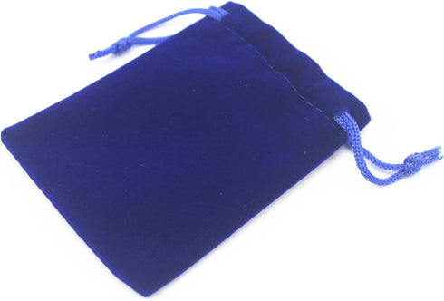 AEAOA Pack of 25 Royal Blue Velvet Drawstring Gift Bags, 4.8" X 3.6" for Jewelry, Candy, Treats, Birthday Favors