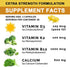 Extra Strength 4-in-1 Calcium + Vitamin D3 + K2 + B12 Supplement Complex, 120 Softgels for Bone and Immune Health, 60