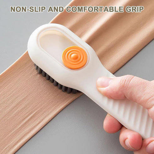 LUTRAYOHO Scrub Brush with Handl, Heavy-Duty Scrub Brushes for Cleaning, Durable Bristles, for Kitchen, Bathroom