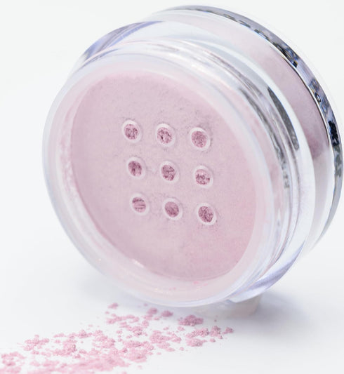 Glistening Carnation Light Bright Pale Pink Mineral Single Loose Powder Eyeshadow, Talc & Paraben Free