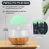 Weljoy Zen Raining Cloud Night Light Aromatherapy Essential Oil Diffuser Micro Humidifier Desk Fountain Bedside