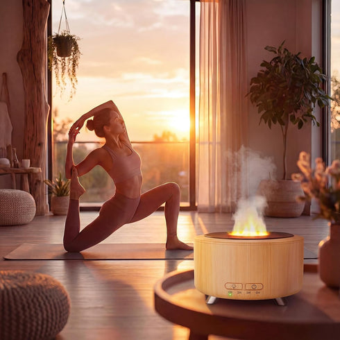 Suaglx 500 9 Essential Oil Diffuser for Home, Aromatherapy Diffuser Oil Machine for Office Room Yoga, Aroma Diffuser
