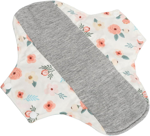 Zetiling 5pcs Reusable Menstrual Pads, Reusable Pads for Women, Cloth Pads for Women, Washable Sanitary Napkins