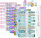 WOKOTO 5 Sheets Self-Adhesive Nail Art Polish Stickers with 1Pc Nail File