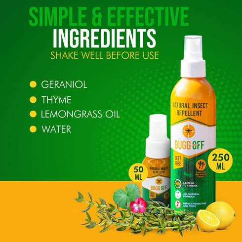 Natural Mosquito, Gnats & Tick Spray Repellent, 8.5 FL OZ Deet Free, Made with Essential Oils, Lasts 4 Hours