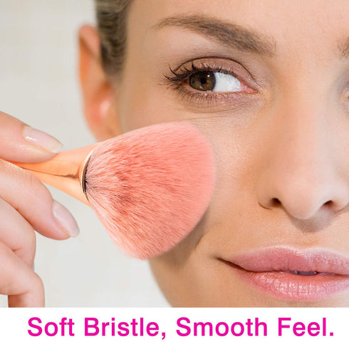 Super Large Mineral Powder Brush, Bronzer Kabuki Makeup Brush, Soft Fluffy Foundation Brush