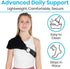 Arctic FIex Ice Pack for Back, Reusable Hot & Cold Gel Wrap for Injury Pain Relief, Flexible Pad w/Compression for