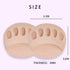 Metatarsa Foot Pads Reusable Soft Ball of Foot Cushions Forefoot Pads for Women Prevention Pain Relief Honeycomb Fabric Foot Pads (3pairs Beige)