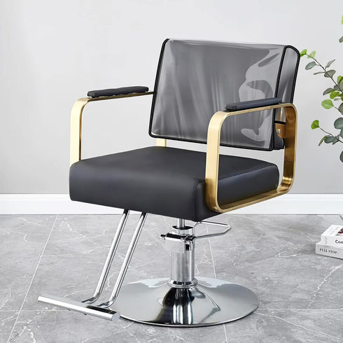 Salon Chair Cover - 20"x 15"x 4.5" Black Seat Covers, Protectors for Most Salon Chairs, Reinforced Precision Stitched