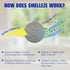 SMELLEZE Natural Garbage Smell Removal Deodorizer: 2 lb. Granules for Ridding Smelly Trash Stench
