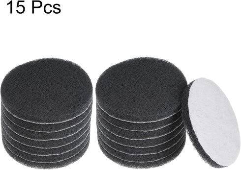 HARFINGTON 15pcs 4 Inch Drill Power Brush Scouring Pads 800-1000 Grit for Bathroom Kitchen Household Cleaning