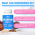 Mushroom Supplement 2600mg, 20-IN-1 Complex - Organic Mushrooms for Natural Energy, Immunity, Memory, Focus & Longevity