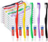 20pcs Disposable Toothbrushes with Toothpaste, Individually Wrapped Travel Toothbrush Kit for Homeless, Airbnb, Hotel