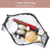 Etercycle TSA Approved Clear Toiletry Bag, Zipper Pouches for Traveling, Small Makeup Bags, Cosmetic Bag, Beach Bag