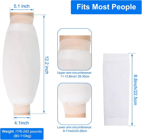 PICC Line Shower Cover, Ahier PICC Line Covers for Upper Arm, Waterproof Protector for Chemotherapy Shower and Bath