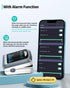 Pulse Oximeter HealthTree Oxygen Monitor Fingertip, Bluetooth Pulse Ox with Free APP, O2 Pulse Oximeter and Heart Rate
