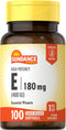 Vitamin E 180mg (400 IU), 100 Quick Release Softgels, High Potency Formula, Non-GMO, Gluten Free Supplement, by Sundance