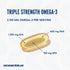 OceanBlue Professional Omega-3 2100, 60 Count, High-Potency Burpless Fish Oil Supplement, Orange Flavor