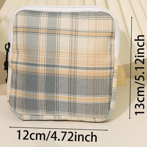 LJJCSFF 2 Pcs Feminine Product Organizer Pouch Sanitary Napkin Storage Bag Period Menstrual Pad Zipper Pouch Tampon
