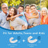 Mouth Guard for Teeth Grinding at Night, Reusable Bite Guard, 4 Pcs in 2 Sizes