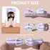 Teenitor Makeup Headband, Spa Headband, Bow Headbands, Headbands for Washing Face,Makeup, Shower Spa, Microfiber Headband for Girls Women Gift, 5pcs