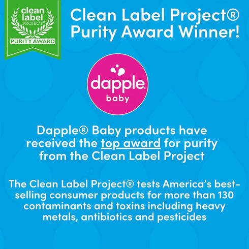Dapple Baby Dishwasher Pacs, Hypoallergenic Pods Powered by Plants, 50 Count, Fragrance Free