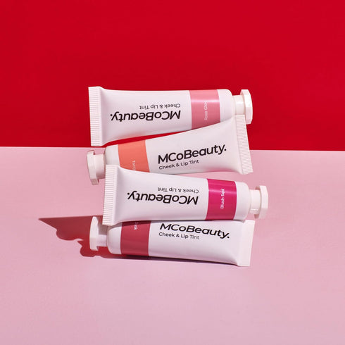 MCoBeauty Cheek & Lip Tint, Rose Glow, Vibrant Color for Cheeks and Lips, Vegan, Cruelty Free Cosmetics