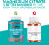 Qunol Magnesium Gummies for Adults, 200mg Magnesium Citrate, 90 Count, Supports Nerve and Bone Health