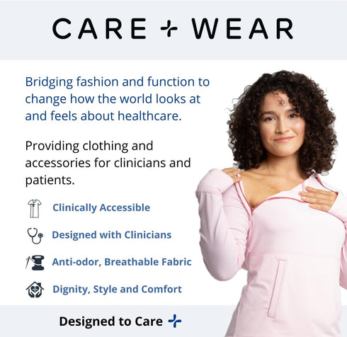 Care+Wear Medium PICC Line Cover - Ultra-Grip Sleeve with Mesh Viewing Window