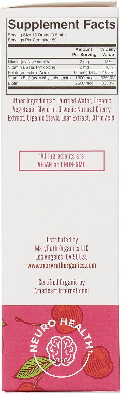 Mary Ruth's Organic Vitamin B Complex Drops, 1 FZ