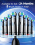 Teeaegis 8 3 2-Minute 45-Day Rotating Electric Toothbrush with Brush Heads for Adults and Kids, Modes Rechargeable