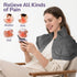Microwave Heating Pad for Neck Shoulder and Back Pain, Weighted Microwavable Heated Neck Wrap with Lavender Scent