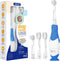 SEAGO Toddler Electric Toothbrushes, Ages 0-3 Years, with Smart Timer, 4 Replacement Brushheads